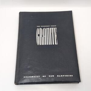 1940 UNH Yearbook & Faculty Directory, THE GRANITE, New Hampshire Vintage